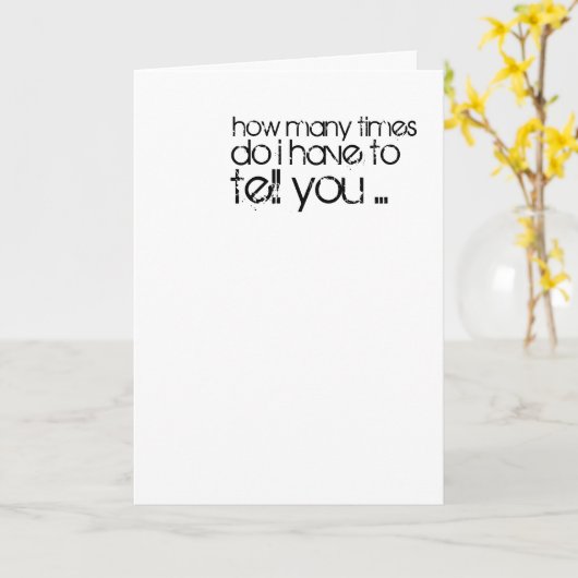 お前の名刺みたいに年を取って誕生日 カード (黄色い花)