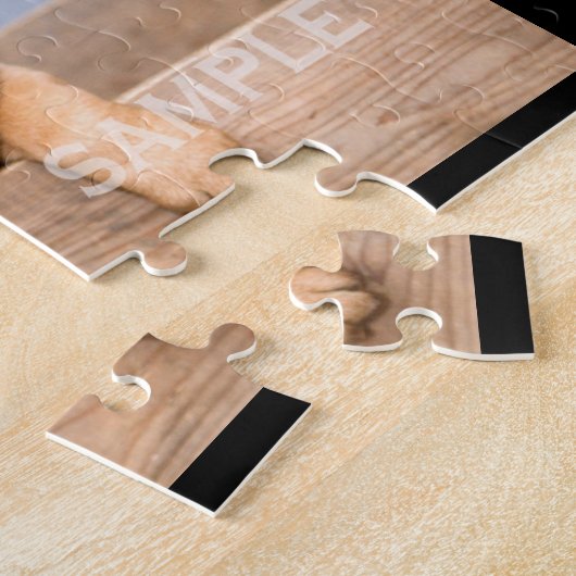 お前の名前のペット写真記念コレクションの記念物 ジグソーパズル (側面)