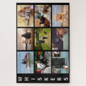 お前の名前のペット写真記念コレクションの記念物 ジグソーパズル (縦)