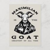 お前の名素晴らし前のヤギは ポストカード (正面)