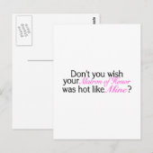 お前の名誉のマトロンが美みたいに熱かったらいいじゃないか ポストカード (正面/裏面)