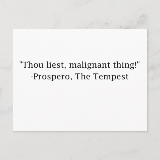 お前の命だ！ ポストカード (正面)