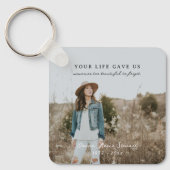 お前の命与えは |フォトメモリアル キーホルダー (正面)
