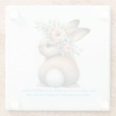 お前の喜びはウサギの耳の長さでありますように ガラスコースター (裏面)