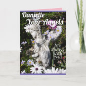 お前の天使は常にお前のフローラの花と カード (正面)