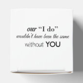 お前の好意がなければ我々は同じことはしない フェイバーボックス (上部)