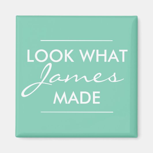 お前の子供の作った物を見ろ… マグネット (正面)