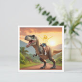 お前の子供はTレックスに乗って、私の顔をカードに入れる カード (スタンド正面)