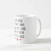 お前の子供を声高に言わなくてもよお気に入りのい コーヒーマグカップ (正面右)