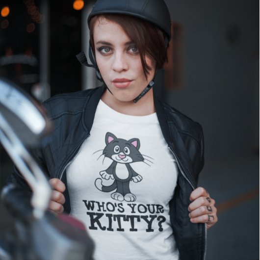 お前の子猫は？かわいい猫Tシャツ Tシャツ