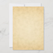 お前の存在に対する恐怖。ハローウィンパーティ。 招待状 (裏面)