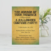 お前の存在に対する恐怖。ハローウィンパーティ。 招待状 (スタンド正面)