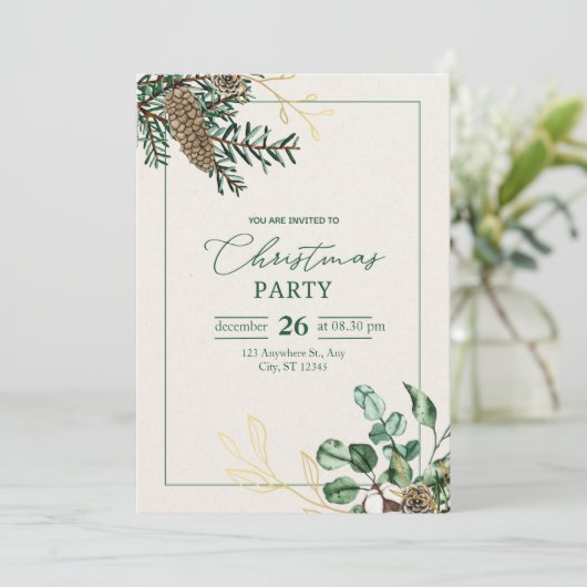 「お前の存在は名誉を得た:クリスマスの招待券 招待状 (スタンド正面)