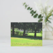 お前の庭に鹿が！ ポストカード (スタンド正面)