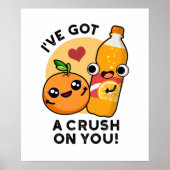 お前の得オレンジのプリンが好おもしろいきポップ・アートのだ ポスター (正面)