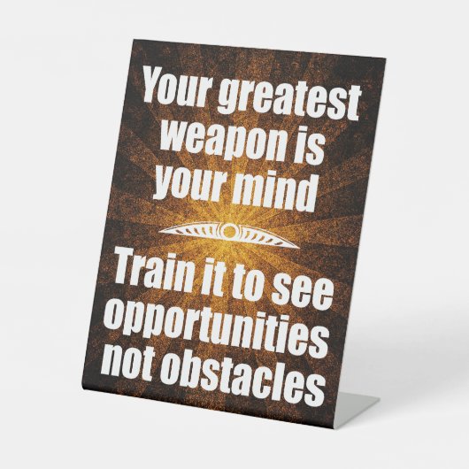 お前の心が武器素晴らしだ 台座サイン (正面)