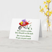 お前の心は庭だ カード (黄色い花)