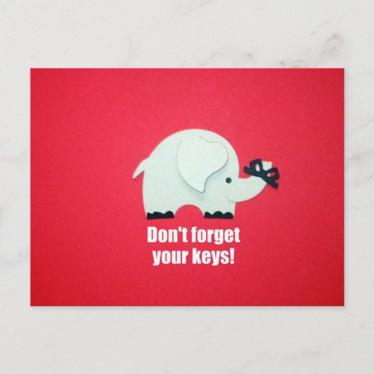 お前の忘れ鍵はやめろ! ポストカード (正面)