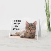 お前の恋しく思誕生日が悲しい カード (正面)