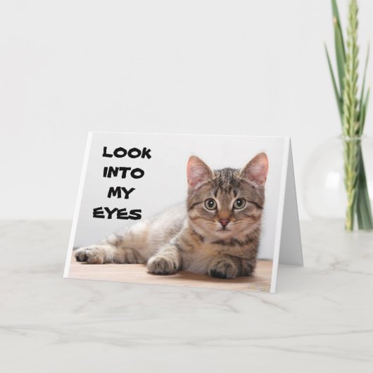 お前の恋しく思誕生日が悲しい カード (正面)