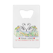 お前の愛は本質だ クレジットカード栓抜き (裏面)