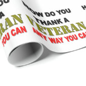 お前の感謝してい退役軍人 ラッピングペーパー (ロールコーナー)