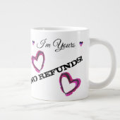 お前の払い戻しはダメだ! ジャンボコーヒーマグカップ (右)