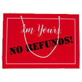 お前の払い戻しはダメだ! ラージペーパーバッグ (裏面)