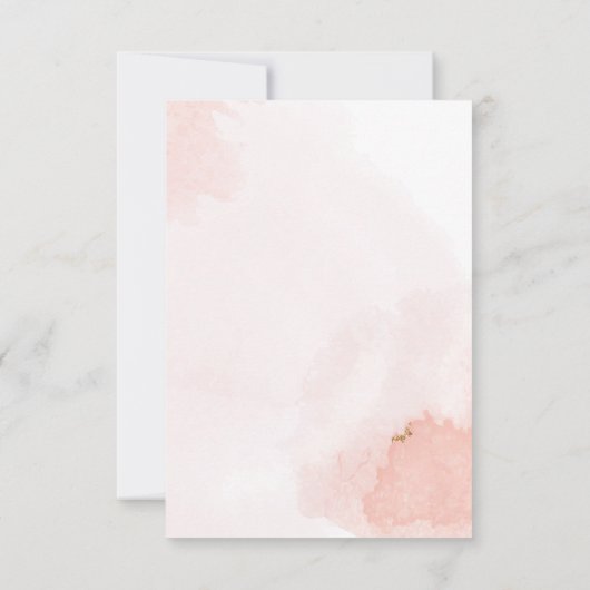 お前の提案がなければ私は言えないメイド・オブ・オーナー（花嫁付き添い人） ノートカード (裏面)