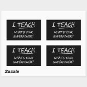 お前の教えスーパーパワーは何だ? 長方形シール (シート)