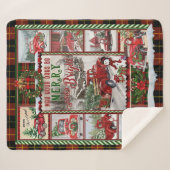 お前の日が明るくメリーて良いか シェルパブランケット (正面(横))