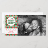 お前の日アーガイルが聖降誕祭お目出度う写真 シーズンカード (正面/裏面)