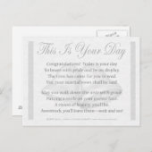 お前の日(花嫁) ポストカード (正面/裏面)