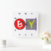 お前の時計だ スクエア壁時計 (ホーム)