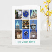 お前の時間だ カード (黄色い花)