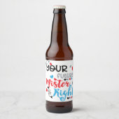 お前の未来は正しい ビールラベル (正面)