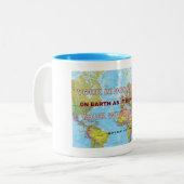 お前の来国 – お前は終わりだ ツートーンマグカップ (正面左)