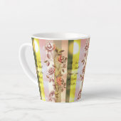 お前の業は皆お前を賞める カフェラテマグ (左アングル)