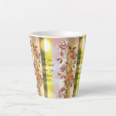 お前の業は皆お前を賞める カフェラテマグ (正面)