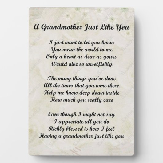 お前の歯垢みたいな祖母が フォトプラーク (正面)