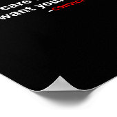 お前の気に事は嫌だ投票トランプ2 ポスター (角)