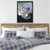 お前の涙全部捕らえてやる キャンバスプリント (インサイチュ (寝室))