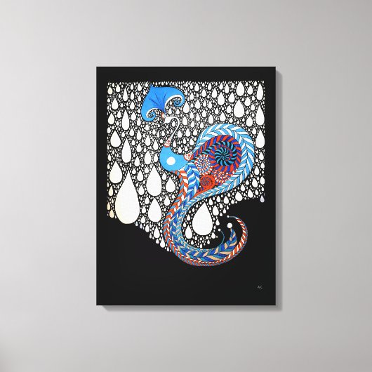 お前の涙全部捕らえてやる キャンバスプリント (正面)