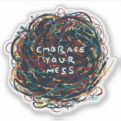 お前の混乱を受け入れる シール (正面)