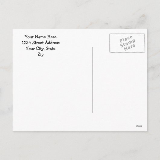 お前の獣医院でペットを連れて行く休日の挨拶 シーズンポストカード (裏面)