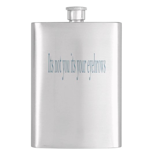 お前の眉毛じゃない フラスク (正面)