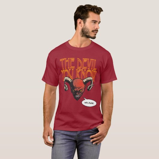 お前の知る悪魔 Tシャツ (正面フル)