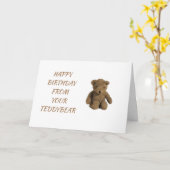 お前の祝誕生日に乗ろう カード (黄色い花)