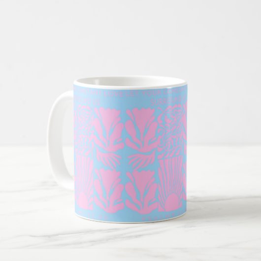 お前の絶え間ない愛で我々を取り囲みなさい コーヒーマグカップ (正面左)