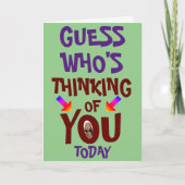 お前の考え誰か当てる カード (正面)